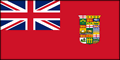 Canadian Red Ensign flag 1905-1922