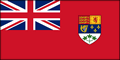 Canadian Red Ensign flag 1921-1957