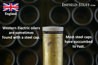 Lee-Enfield rifle oil bottle - ENGLAND